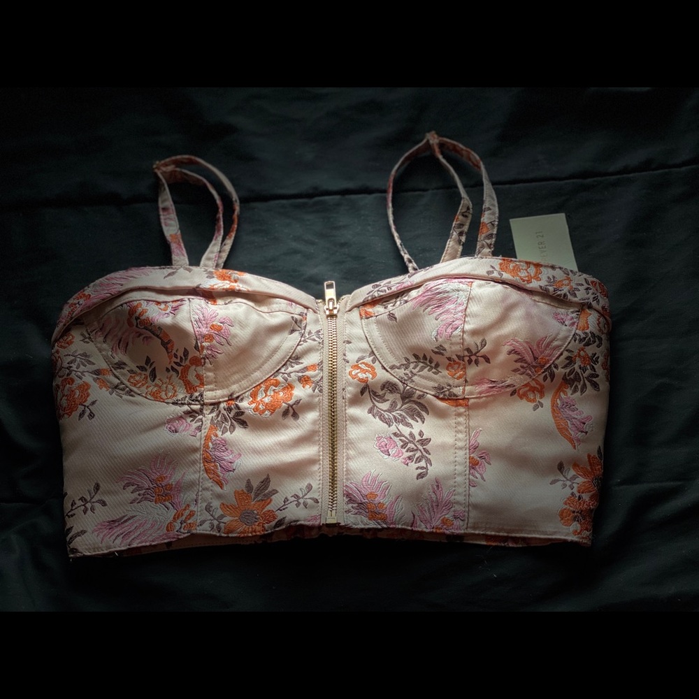 Floral crop top